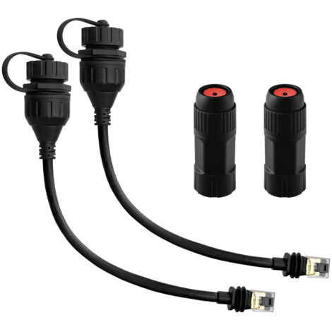 Starlink Gen 3 Ethernet Adapter, Waterproof Starlink V3 Cable Extension, 2 Pack