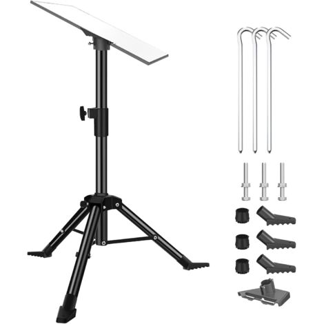 Starlink Gen 3 Support de trépied Starlink portable réglable pour camping et voyage en camping-car avec adaptateur de roue compatible avec Starlink V3 Dish
