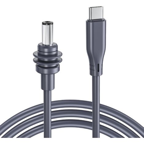 Starlink Mini USB-C auf DC-Stromkabel, 100 W, USB Typ-C Eingang auf wasserdichtes Ladekabel mit 18 AWG Hohlstecker, 60 W + 28 V PPS und 20 V PD Stromquelle (2 m/6,6 Fuß)