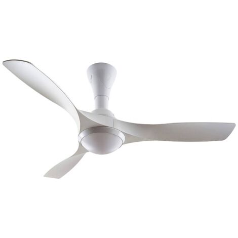 Starluna Borga ventilatore LED a 3 pale, bianco - bianco opaco