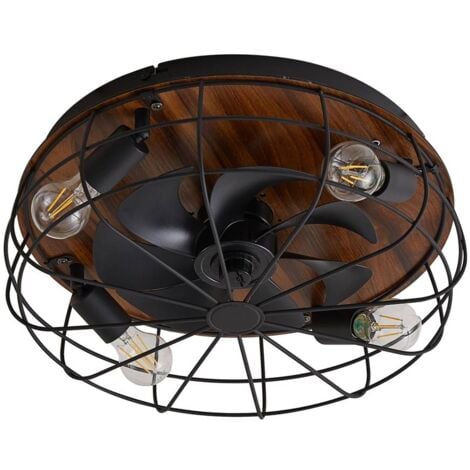 Starluna Deckenventilator mit Licht Corlys, leise, Holz