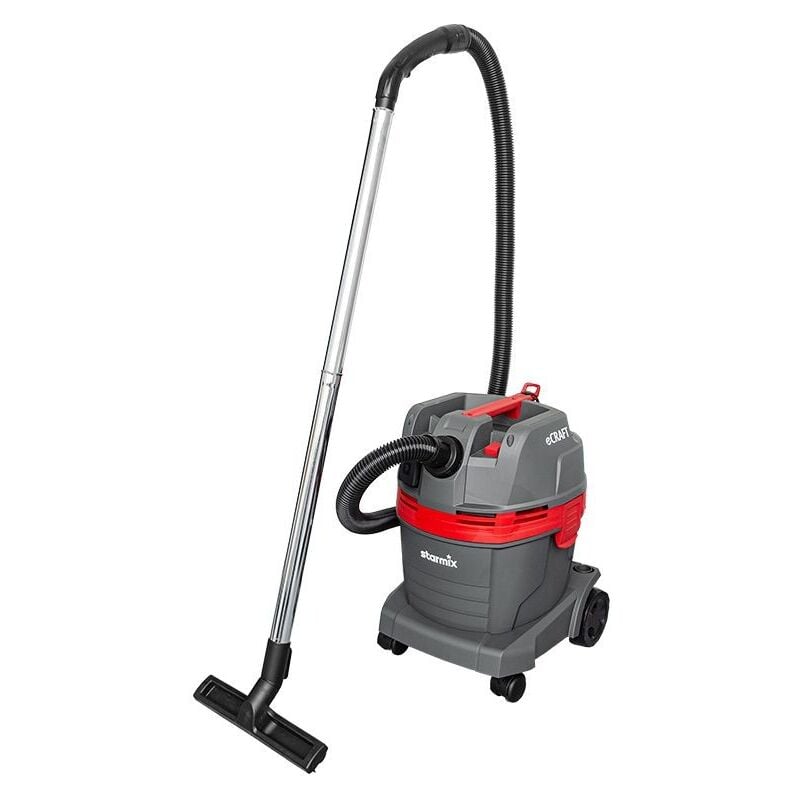 Aspirateur eau et poussière eCRAFT APL-1422 avec nettoyage du filtre + prise pour outil électrique (102573) - Starmix