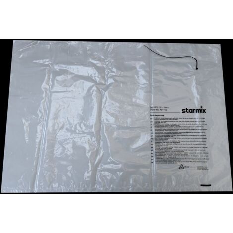 Starmix Entsorgungsbeutel FBPE 25L für Dustfixx – 10 Stück (Polyethylen) 464756