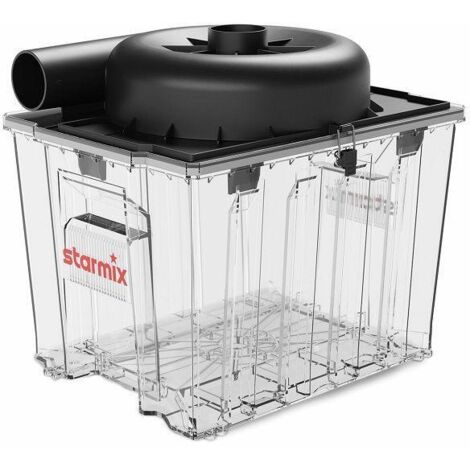 Starmix Separador preliminar Dustfixx – No limita la potencia de aspiración – Preseparador que protege los filtros en la aspiradora – Separador ciclónico con hasta un 99% de eficiencia de separación –