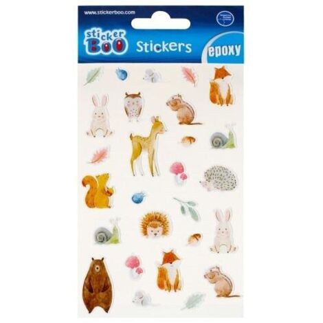 STARPAK BOO Aufkleber: Waldtiere – 27 Stk.