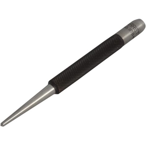 Starrett 117B Center Punch – 2.5mm / 3/32in, Precision Steel Marking Tool for Accurate Punching (1 Unit)