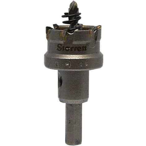 Starrett 32mm (1.1/4") TCT Carbide Tipped Holesaw for Stainless Steel, Sheet Metal, Wood, and Plastic