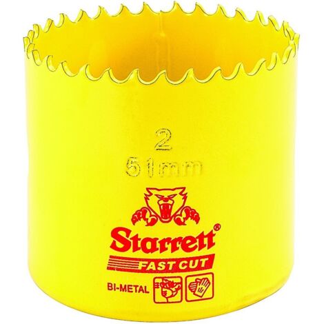 Starrett 63 fch051 – Sega a tazza, 51 mm, colore: giallo