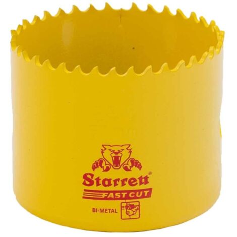Starrett 63 fch057 – Sega a tazza, 57 mm, colore: giallo