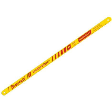 Starrett Bi-Metal Unique Safe-Flex Hacksaw Blade 300mm(12") x 18 TPI - Pack of 2
