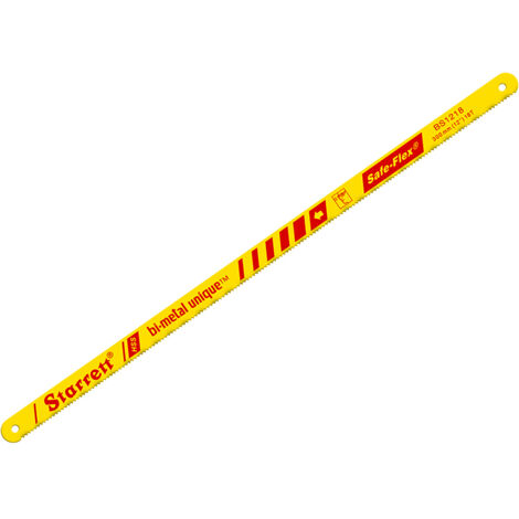 Starrett Bi-Metal Unique Safe-Flex Hacksaw Blades 300mm (12in) x 32 TPI Pack 100 STRKBS1232
