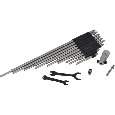 Starrett BR462 124MBZ Inside Micrometer Set 50-300mm (10 Rods) for Precise Internal Measurements