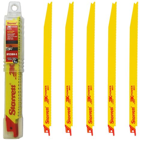 Starrett BT121014-5 Confezione 5 Lame per Sega rettilinea