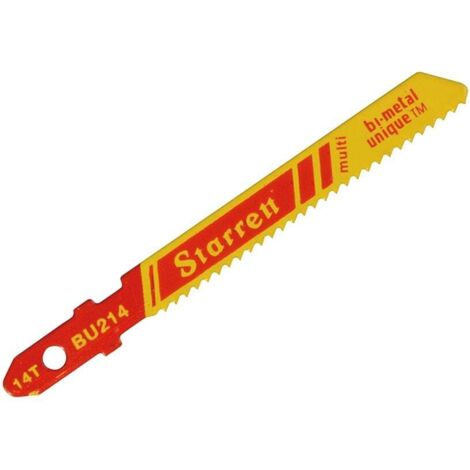 Starrett BU214-5 Multi Purpose Jig Saw Blades Pack of 5 STRBU2145