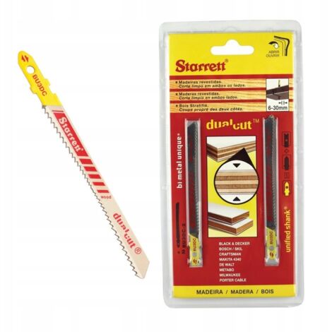 Starrett BU3DC-2 Dual Confezione 2 Lame per Alternativo