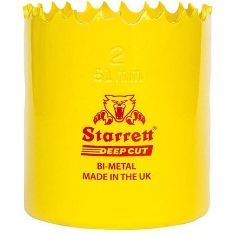 Starrett - BF6025 DCH0100 Deep Cut Bi-Metal Holesaw 25mm STRHS25DC