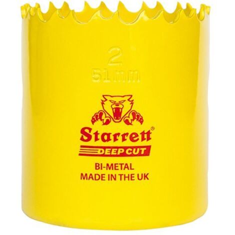 Starrett DCH0434 Deep Cut Bi-Metal Holesaw 121mm STRHS121DC