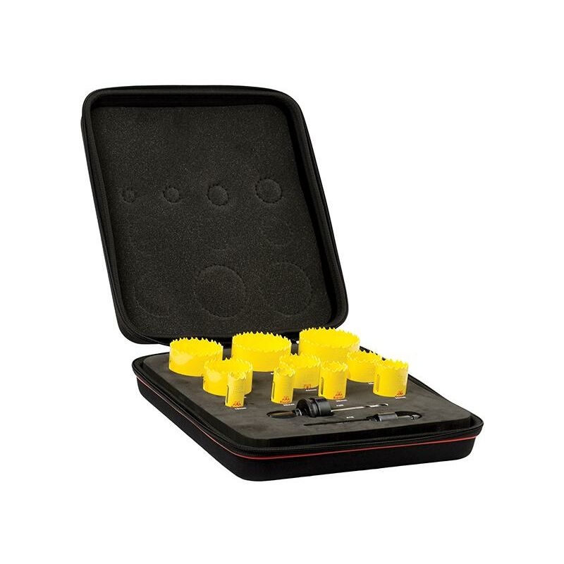 KDC10022 Deep Cut Bi-Metal Deluxe Plumber's Holesaw Kit 12 Piece
