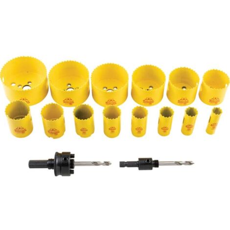 Starrett Universal Fast Cut Holesaw Kit16 Piece KFC14021
