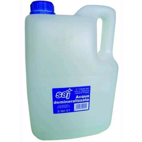START Acqua Demineralizzata 5L Per Ferro Da Stiro E Batteria Auto