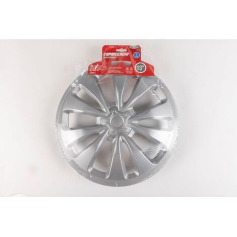 START Borchie Copricerchio auto grigio singolo montecarlo 13'' in ABS Originale