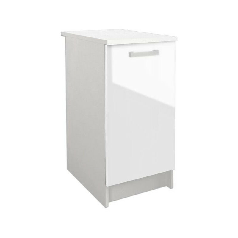 START Caisson bas de cuisine L 40 cm - Blanc brillant