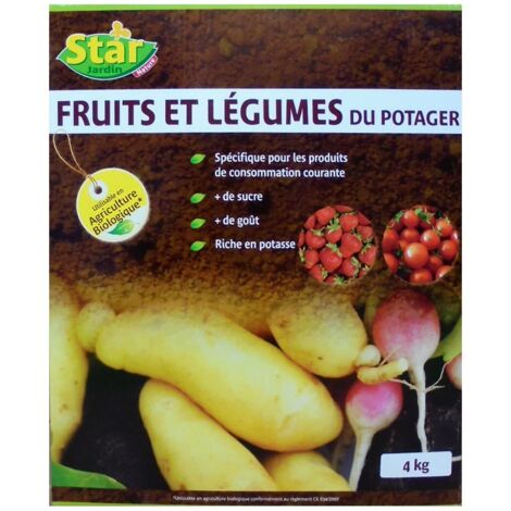 Start Engrais bio fruits et légumes potager 4kg 4kg FL4