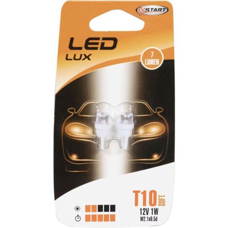 START Lampadine auto T10 Soft 12V 1W Accessorio Originale Uso Quotidiano