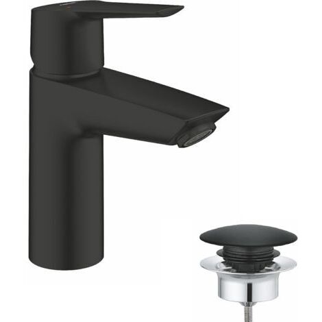 Start Mitigeur Monocommande Lavabo, Taille S, Economie d'Eau, Noir Mat, 235502432