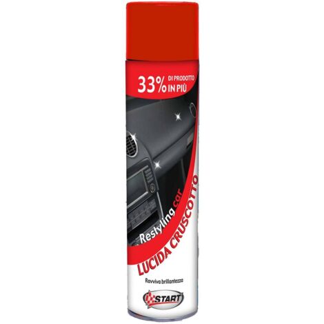 START Spray Detergente Lucida Cruscotto 600 ml per auto effeto lucido Originale