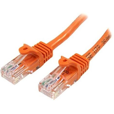 Startech 45PAT3MOR câble ethernet orange 3 mètres