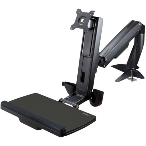 Startech ARMSTSCP1 Supporto da scrivania regolabile in altezza nero
