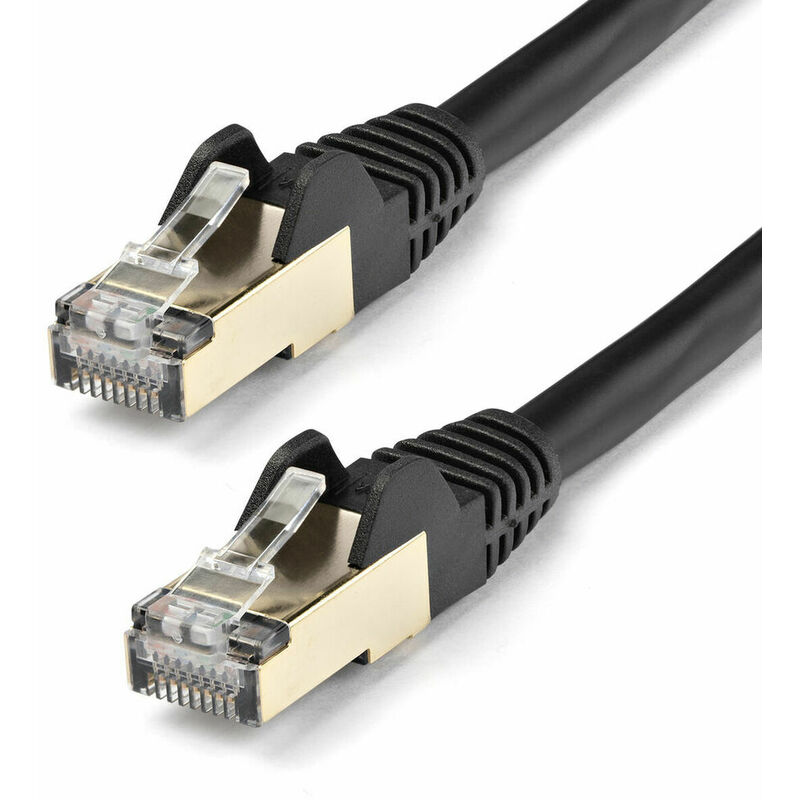 

Startech Cable de Red Rígido UTP Categoría 6 Startech 6ASPAT10MBK 10 m