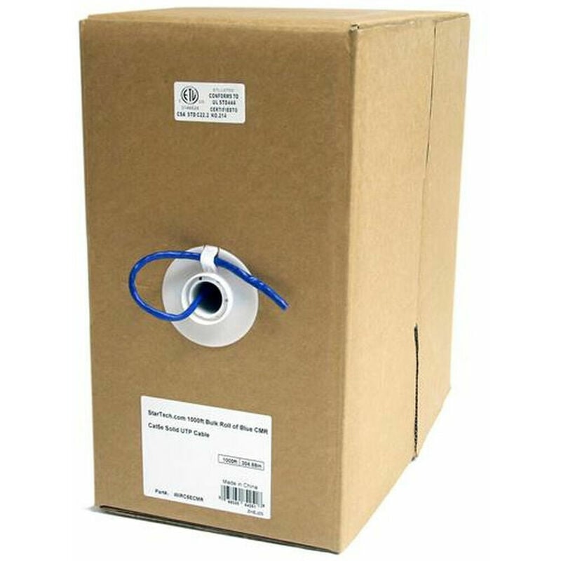 

Cable de Red Rígido UTP Categoría 6 WIRC5ECMR 304 m - Startech