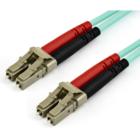 StarTech Câble fibre optique multimodale OM4 turquoise 15m