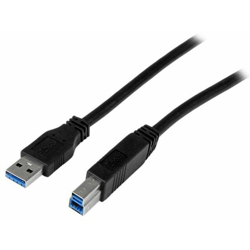 

Startech Cable USB A a USB B Startech USB3CAB1M Negro