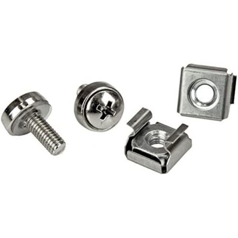 Startech Juego de tornillos M5 Plateado 100 piezas