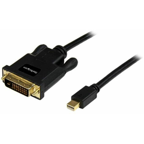 Startech MDP2DVIMM6B cable adaptador Mini DisplayPort negro