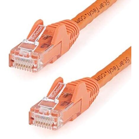 Startech N6PATC2MOR Ethernet-Kabel Cat 6 orange 2 m