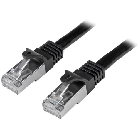 Startech N6SPAT2MBK câble réseau Cat6 noir 2 mètres