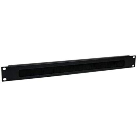 Startech Panneau de gestion de câbles 1U noir acier