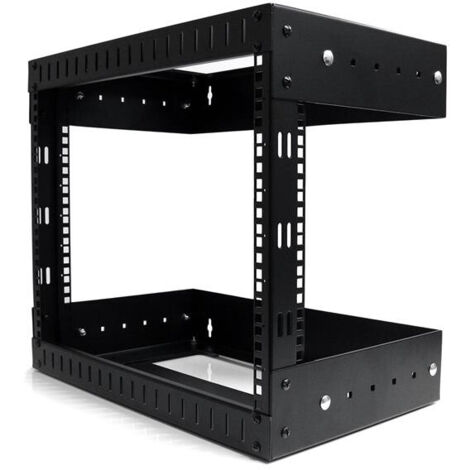 Startech Rack à Cadre Ouvert 8U Noir Profondeur Réglable