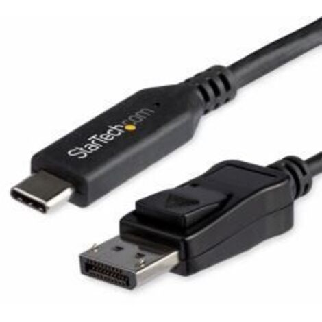 StarTech ST CDP2DP146B - USB C Stecker auf DP Stecker, DP 1.4, 8K 30 Hz, 1,8 m