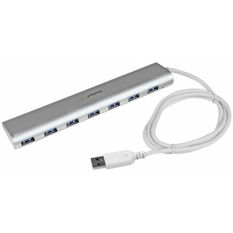 StarTech ST ST73007UA - 7 Port kompakter USB 3.0 Hub - Aluminium