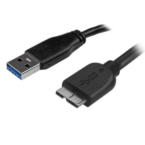 StarTech ST USB3AUB2MS - USB 3.0 Kabel, A Stecker auf Micro B Stecker, 2 m
