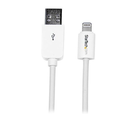 StarTech ST USBLT2MW - Kabel USB Lightning-Connector 2 m weiß