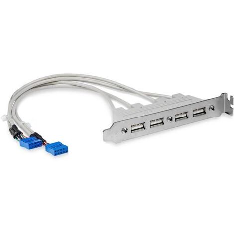 StarTech ST USBPLATE4 - Slotblech 4x USB-A Port