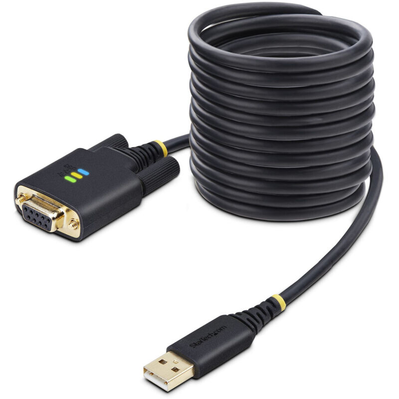 Startech.com 1p10ffcn-usb-serial Serien-kabel Schwarz 3 M Usb Typ-a Db-9