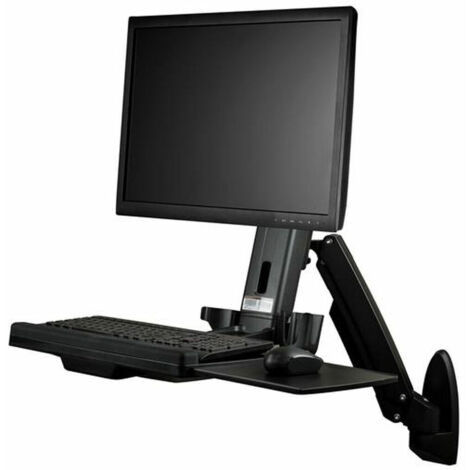Startech WALLSTS1 station de travail assis-debout noir