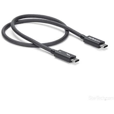 StarTech.com 0.5M THUNDERBOLT 3 CABLE StarTech.com 50cm Thunderbolt 3 (20Gbit/s) USB-C Kabel - Thunderbolt, USB und DisplayPort kompatibel (TBLT34MM50CM)